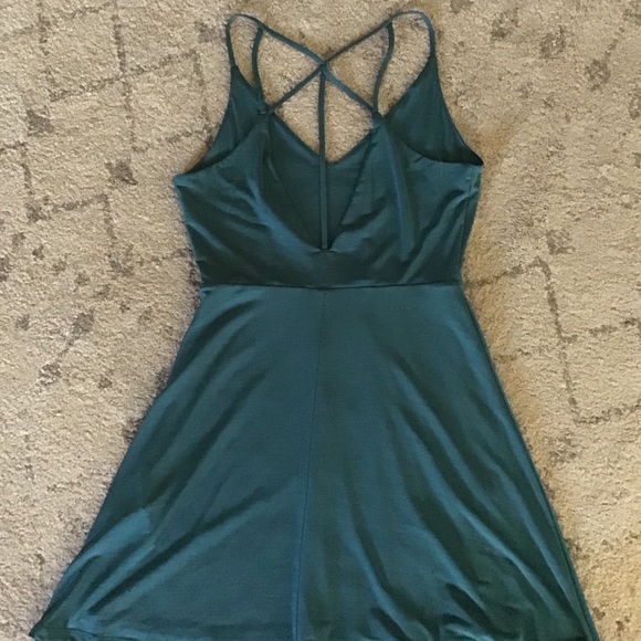 Beautiful turquoise dress with back detail - Picture 3 of 4